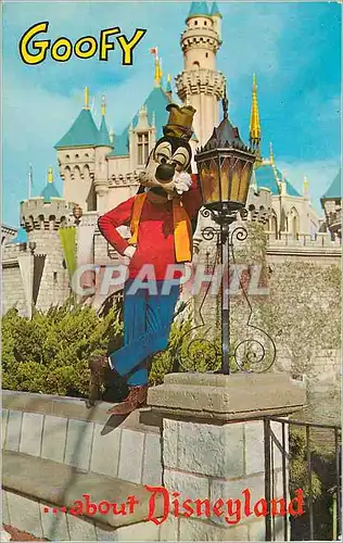 Cartes postales moderne Goofy in Disneyland