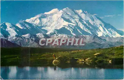Moderne Karte Alaska Mt McKinley