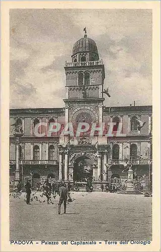 Cartes postales Padova Palazzo del Capitaniato Torre dell'Orologio