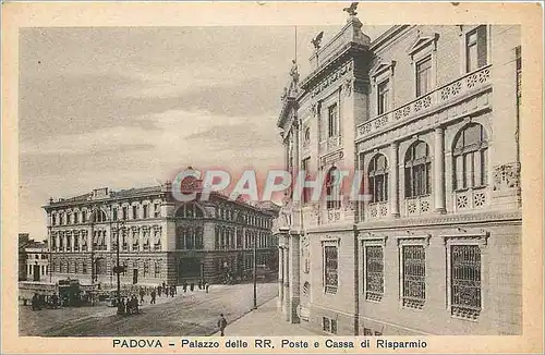 Ansichtskarte AK Padova Palazzo delle RR Poste e Cassa di Risparmio