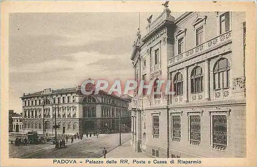 Cartes postales Padova Palazzo delle RR Poste e Cassa di Risparmio