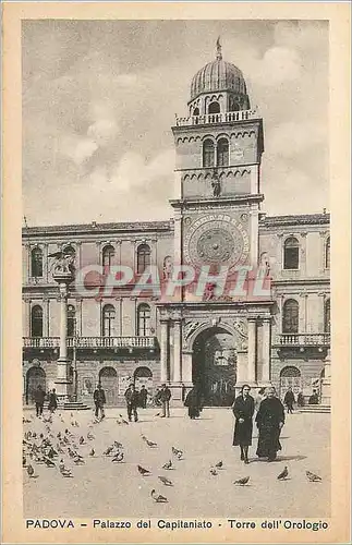 Cartes postales Padova Palazzo del Capitaniato Torre dell'Orologio