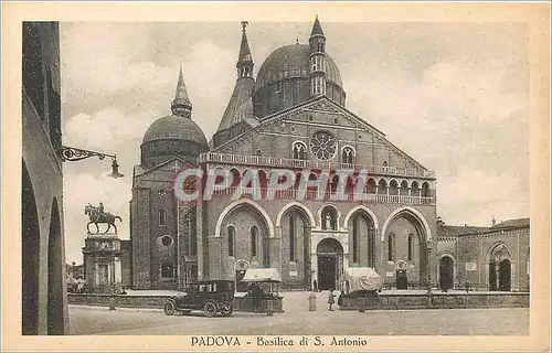 Cartes postales Padova Basilica di S Antonio Automobile