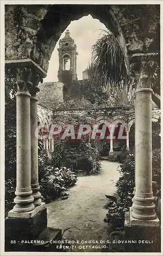 Cartes postales Palermo Chiostro e Chiesa di S Giovanni Degli Eremiti (Dettaglio)