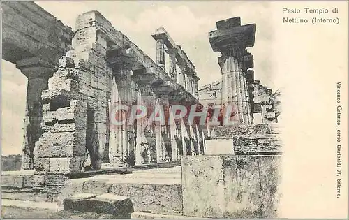 Ansichtskarte AK Pesto Tempio di Nettuno (Interno)