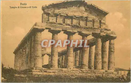 Cartes postales Pesto Tempio di Cerere o di Vesta