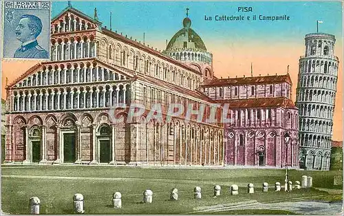 Cartes postales Pisa La Cathedrale e il Campanile