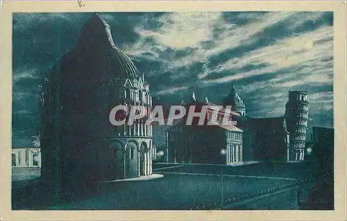 Cartes postales Pisa Piazza del Duomo (notturno)