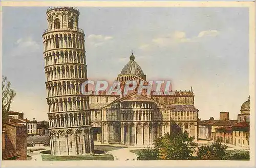 Cartes postales Pisa Il Campanile e tergo della Cattedrale