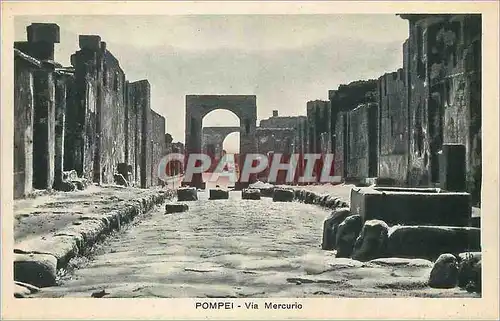 Ansichtskarte AK Pompei Via Mercurio