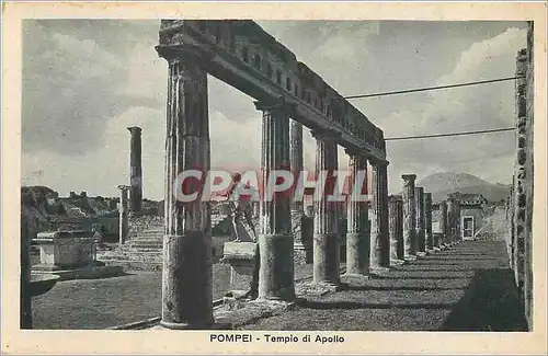 Ansichtskarte AK Pompei Tempio di Apollo