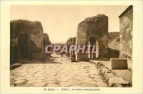 Cartes postales Pompei La Porte D'Herculanum Art Romain