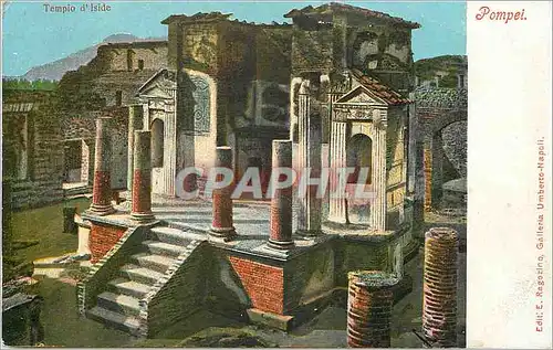 Ansichtskarte AK Pompei Tempio d'Iside