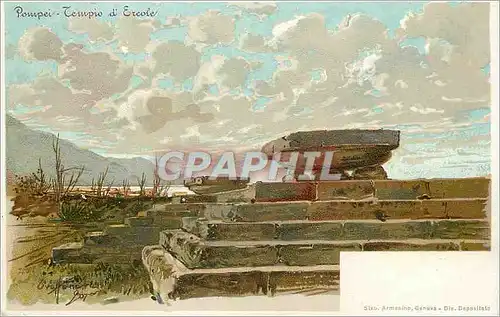 Cartes postales Pompei Tempio d'Ercole
