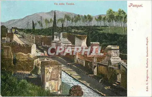Ansichtskarte AK Pompei Via delle Tombe