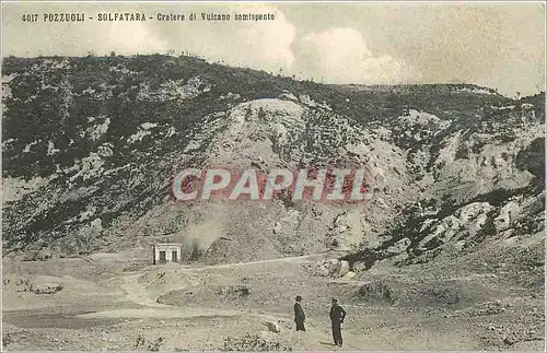 Ansichtskarte AK Pozzuoli Solfatara Cratere di Vulcano semispento