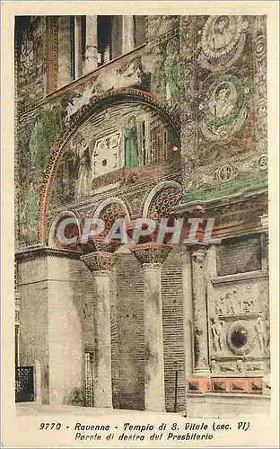 Ansichtskarte AK Ravello Tempio di S Vitale (sec VI) Parete di destra del Presbiterio