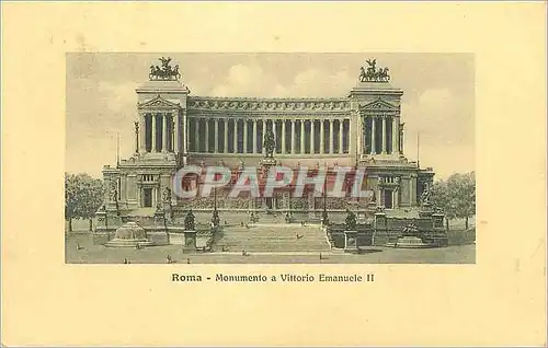 Cartes postales Roma Monumento a Vittorio Emanuele II