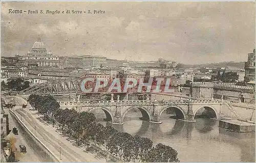 Cartes postales Roma Ponti S Angelo e di Ferro S Pietro