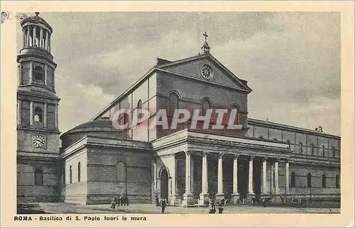 Ansichtskarte AK Roma Basilica di S Paolo fuori le mura