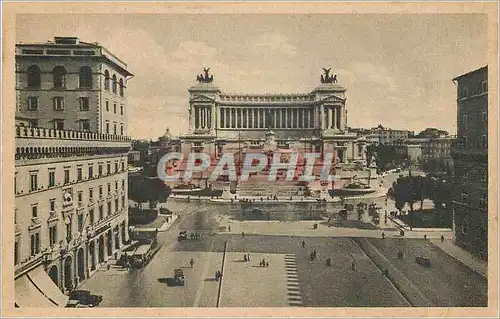 Ansichtskarte AK Roma Place Venezia et Monument a Victor Emmanuel II