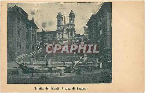 Cartes postales Trinita dei Monti (Piazza di Spagna)