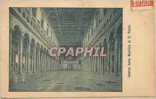 Ansichtskarte AK Interno della Basilica di S Paolo