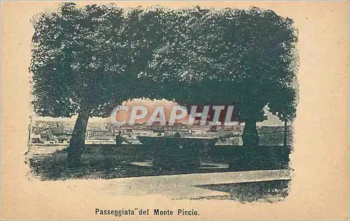 Ansichtskarte AK Passeggiata del Monte Pincio
