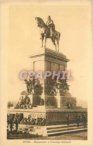 Ansichtskarte AK Roma Monumento a Gluseppe Garibaldi