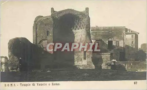 Cartes postales Roma Tempio di Venere e Roma