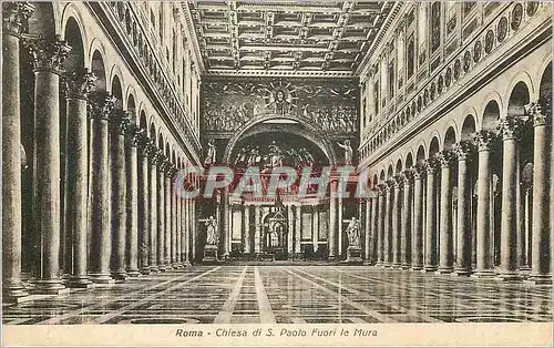 Cartes postales Roma Chiesa di S Paolo Fuori le Mura