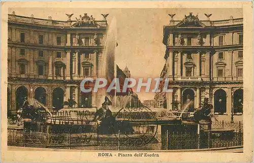 Cartes postales Roma Piazza dell'Esedra