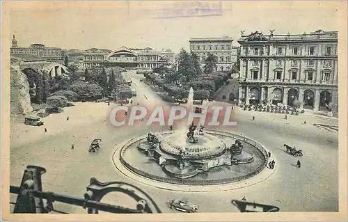 Cartes postales Roma Piazza Esedra Fontana delle Naiad