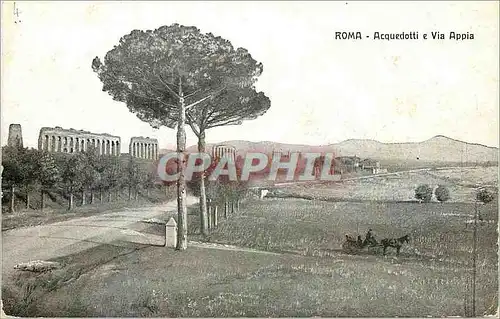 Cartes postales Roma Acquedotti e Via Appia