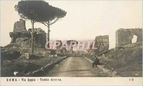 Ansichtskarte AK Roma Via Appia Tombe diverse