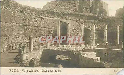 Cartes postales Roma Villa Andriana Vasca da nuoto