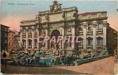 Cartes postales Roma Fontana di Trevi