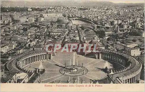 Ansichtskarte AK Roma Panorama dalla Cupola di di S Pietro