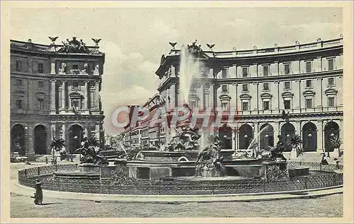 Ansichtskarte AK Roma Plazza Esedra Fontana delle Naladi