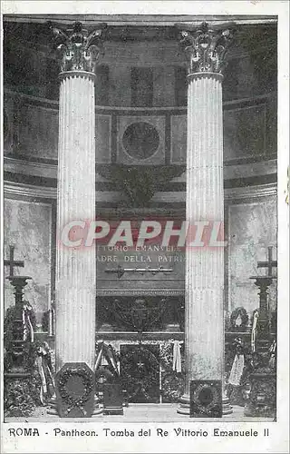 Ansichtskarte AK Roma Pantheon Tomba del Re Vittorio Emanuele II