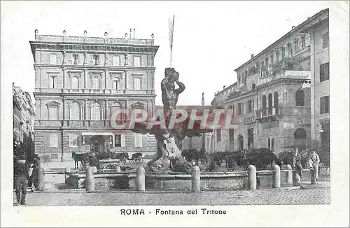 Cartes postales Roma Fontana del Tritone