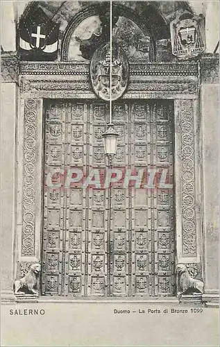 Ansichtskarte AK Salerno Duomo La Porta di Bronzo 1099