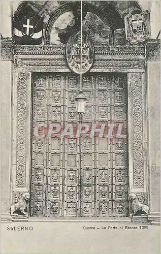 Cartes postales Salerno Duomo La Porta di Bronzo 1099