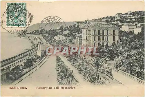 Cartes postales San Remo Passeggiata dell Imperatrice