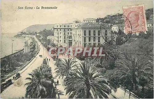 Cartes postales San Remo La Promenade