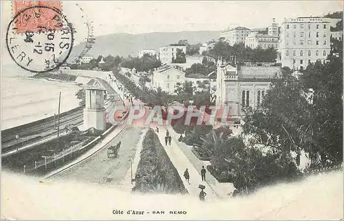 Ansichtskarte AK San Remo Cote d'Azur