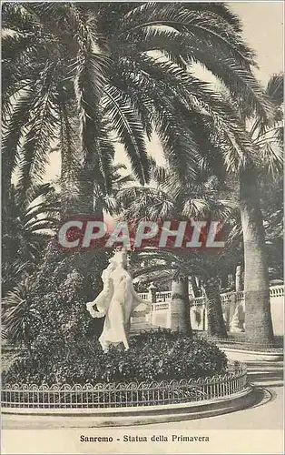 Cartes postales San Remo Statua della Primavera