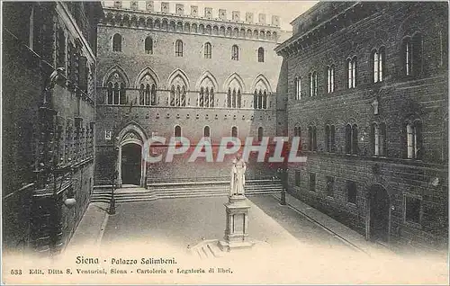 Cartes postales Siena Palazzo Salimbeni