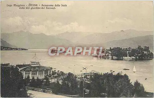 Cartes postales Stresa Lago Maggiore Panorama delle Isole