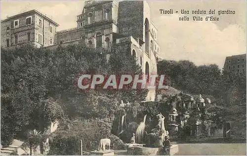 Cartes postales Tivoli Une Veduta del giardino